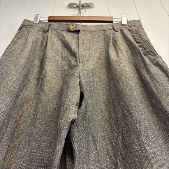 GB Clothing Company‎ Mens Twill Dk Academia Hipster Trousers Size 34/35 England - Picture 2 of 9